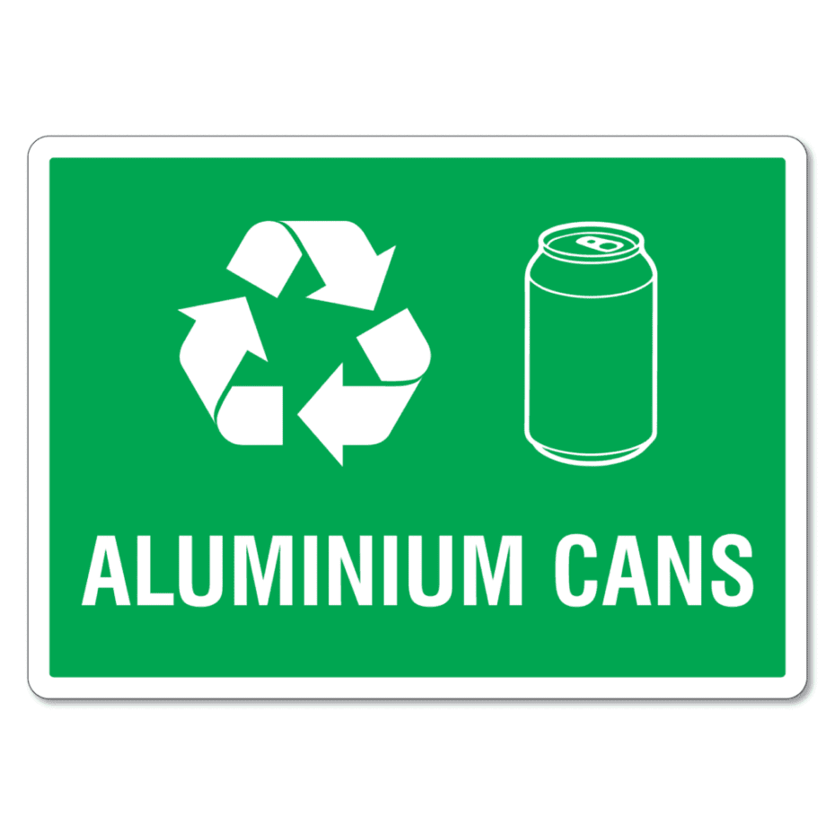 Recycling Sign Aluminium Cans The Signmaker