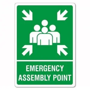 Assembly Point Sign