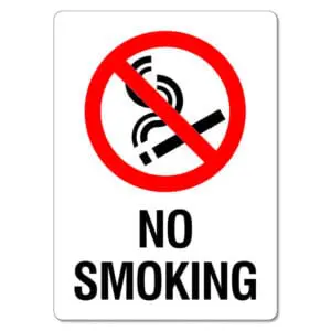 No Smoking Sign