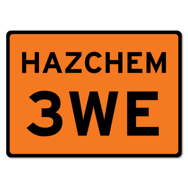 Hazchem Sign 3WE