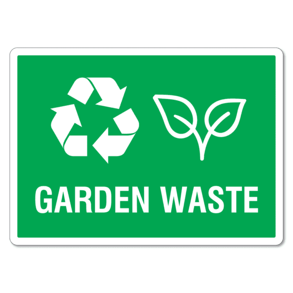 Garden Waste Bin Sign