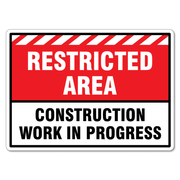 Restricted Area Sign