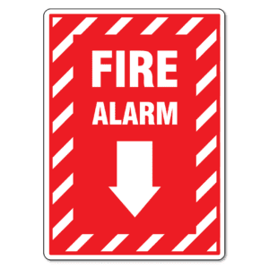 Fire Alarm Location Sign