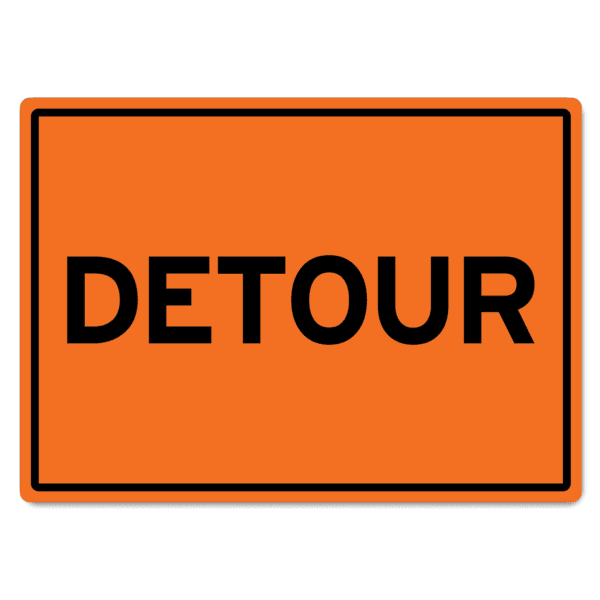 Detour Sign