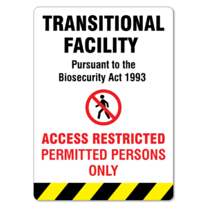 Transitional Premises Sign