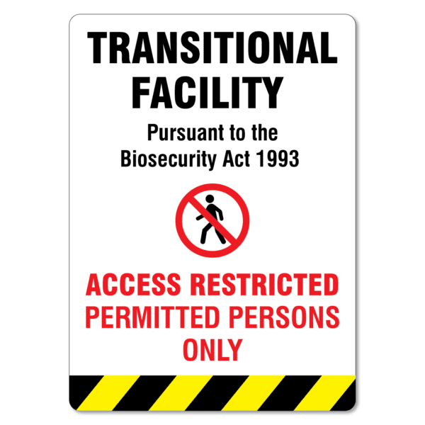 Transitional Premises Sign