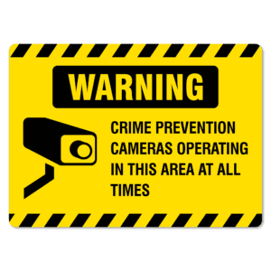 Crime Prevention Sign