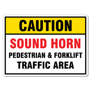 Sound Horn Sign