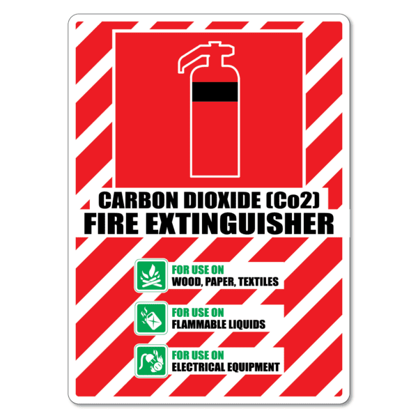 Fire Sign - Carbon Dioxide (Co2) Fire Extinguisher