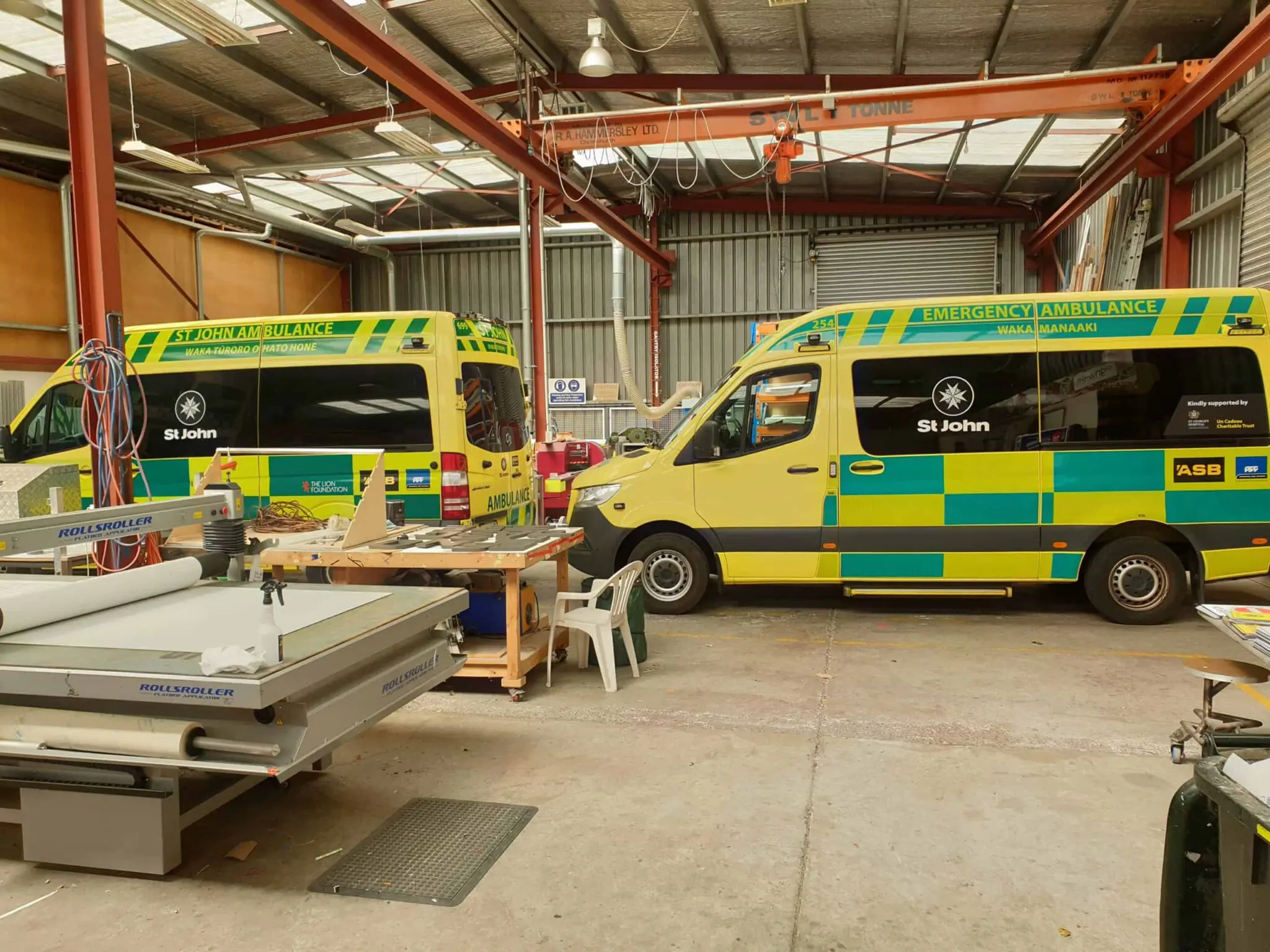 St John Reflective Vehicle Graphics