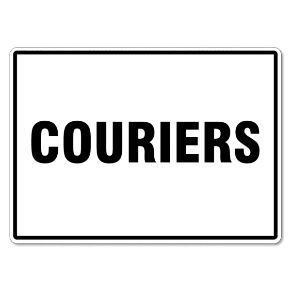 Couriers Sign