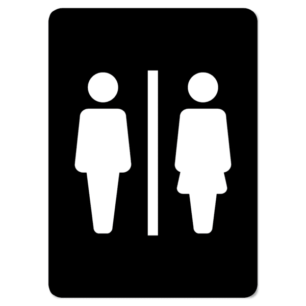 Unisex Restroom Sign