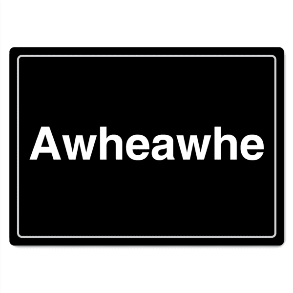 Awheawhe (Workshop) Sign