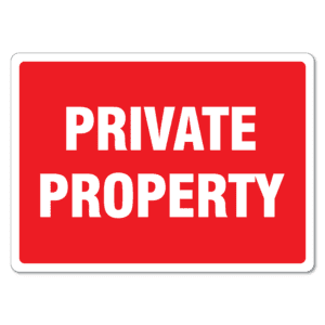 Private Property