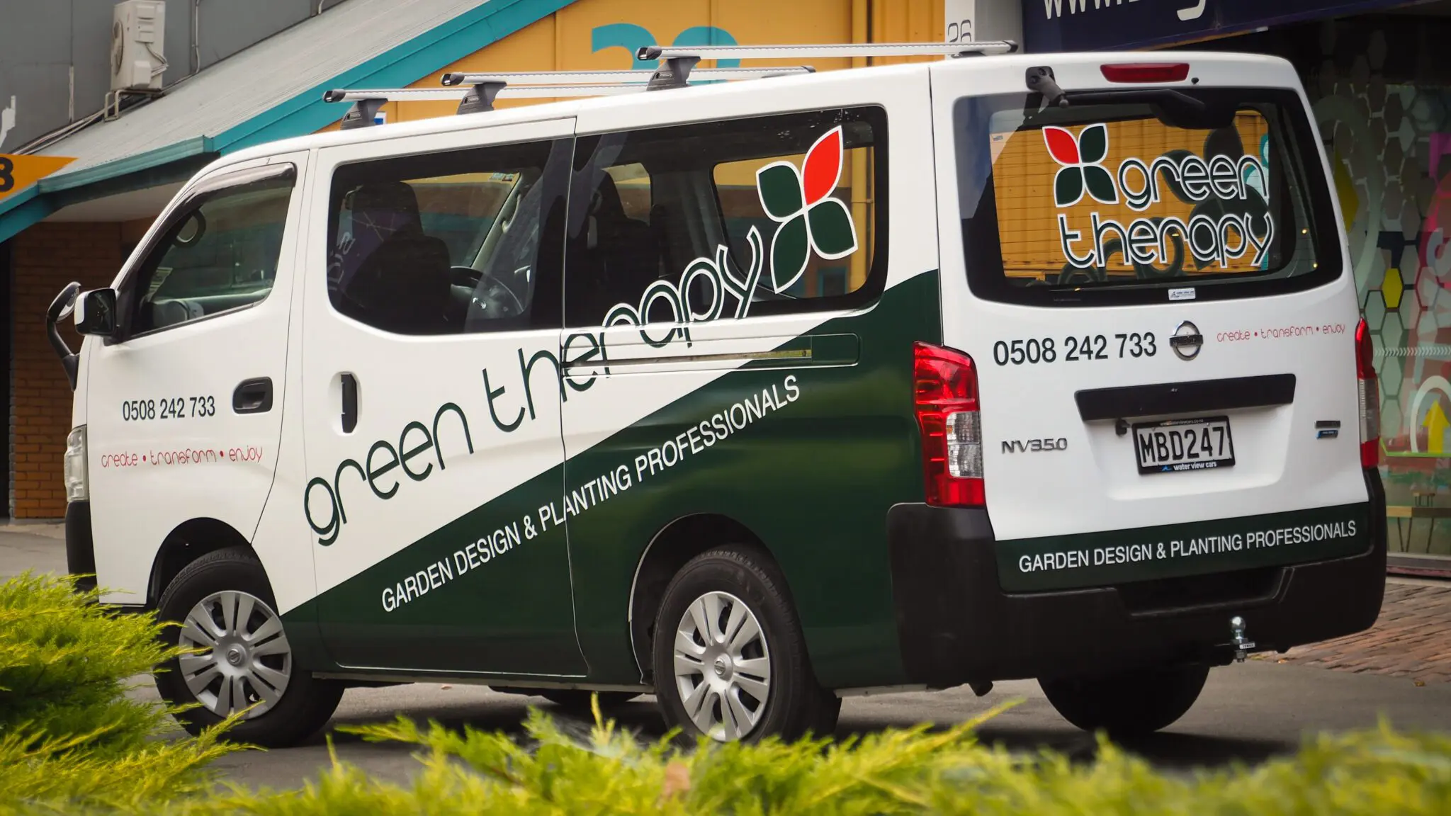 Green Therapy Van Graphics