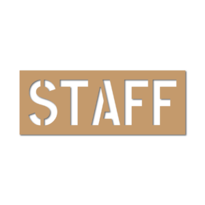 Staff Stencil