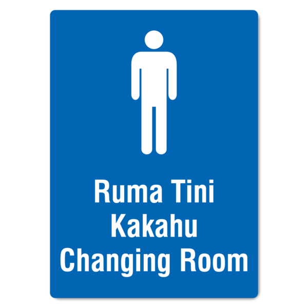 Runa Tini Kakahu Changing Room Sign