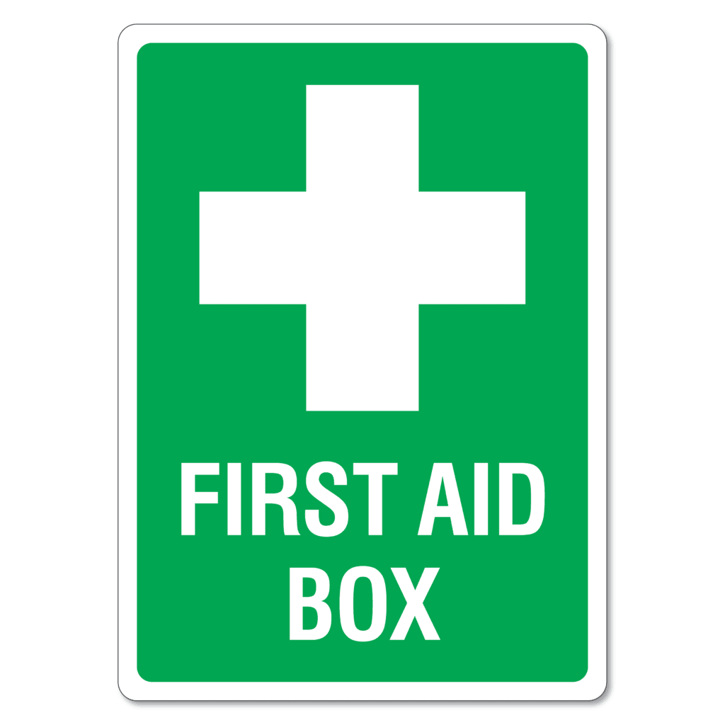 First Aid Box Sign - The Signmaker