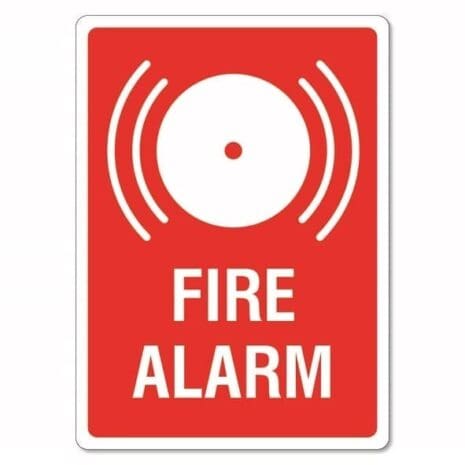 Fire Alarm Sign - The Signmaker