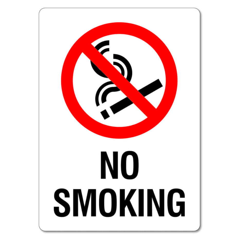 No Smoking Sign - The Signmaker