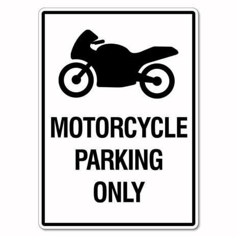 Motorcycle Parking Only Sign - The Signmaker