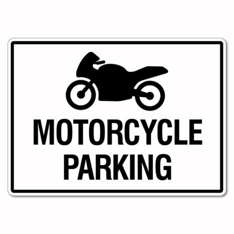 Motorcycle Parking Sign - The Signmaker