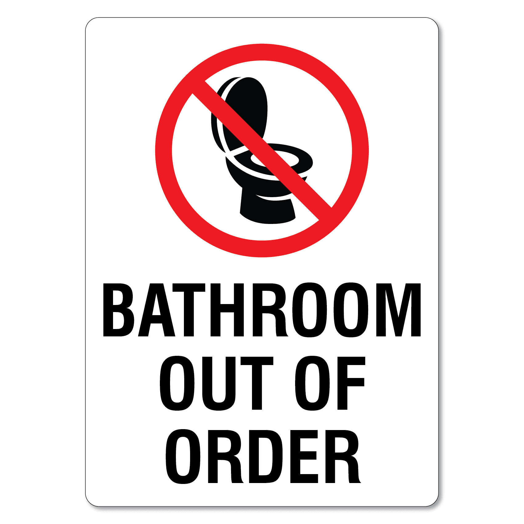 Bathroom Out Of Order Sign Printable Printable Word Searches