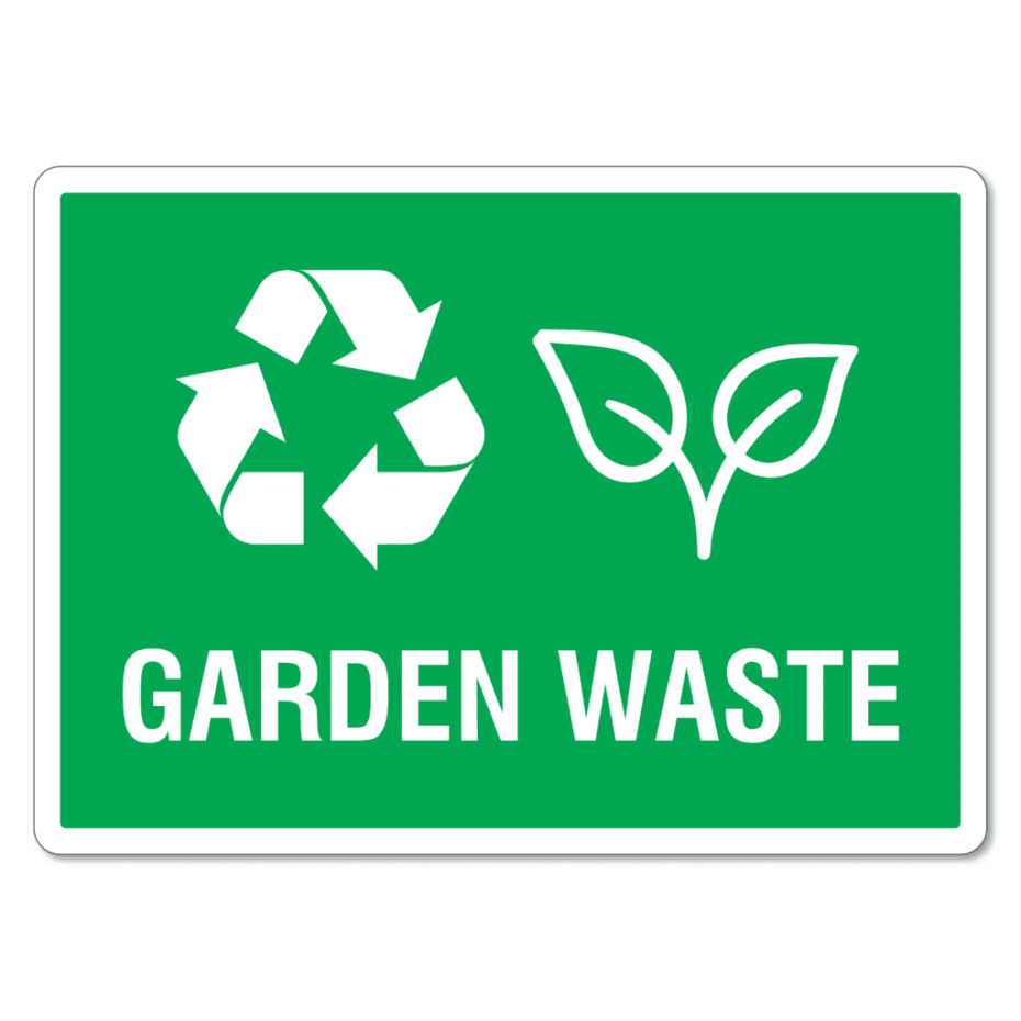 Garden Waste Bin Sign The Signmaker