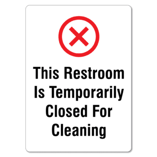 Toilet Sign - Sorry Restroom Out Of Order | The Signmaker