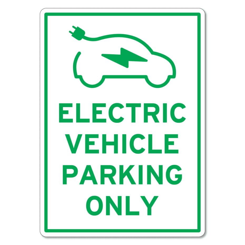 Electric Vehicle Parking Only Sign - The Signmaker