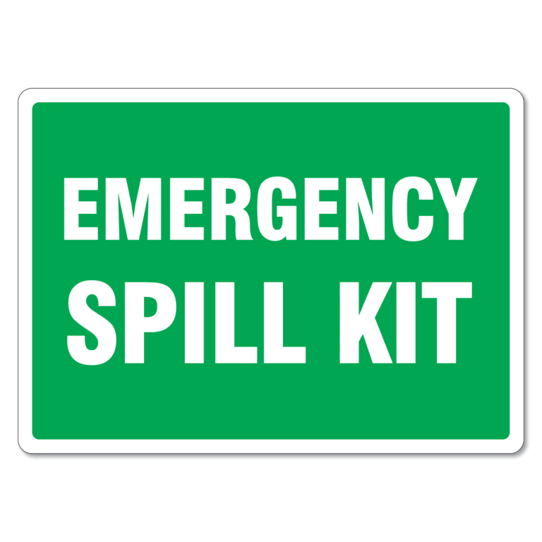 Emergency Spill Kit Sign - The Signmaker