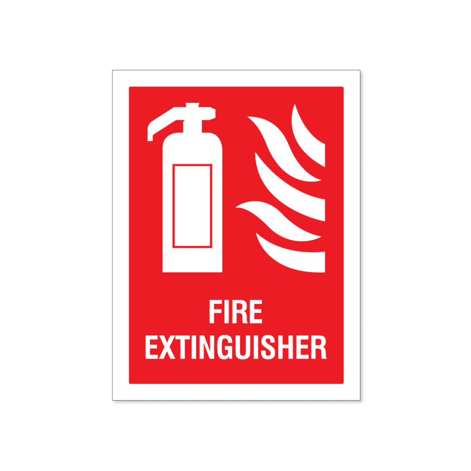 Fire Extinguisher In Vehicle Sticker The Signmaker