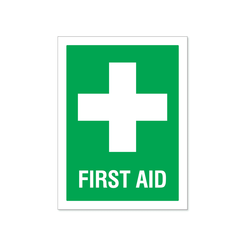 First Aid Kit In Vehicle - Sticker - The Signmaker