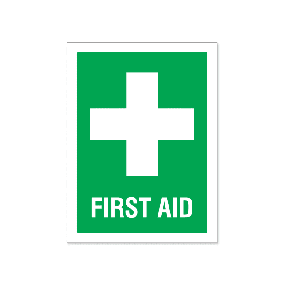 First Aid Kit In Vehicle - Sticker - The Signmaker