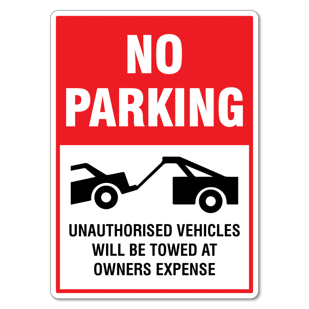 No Parking Tow Away Sign - The Signmaker