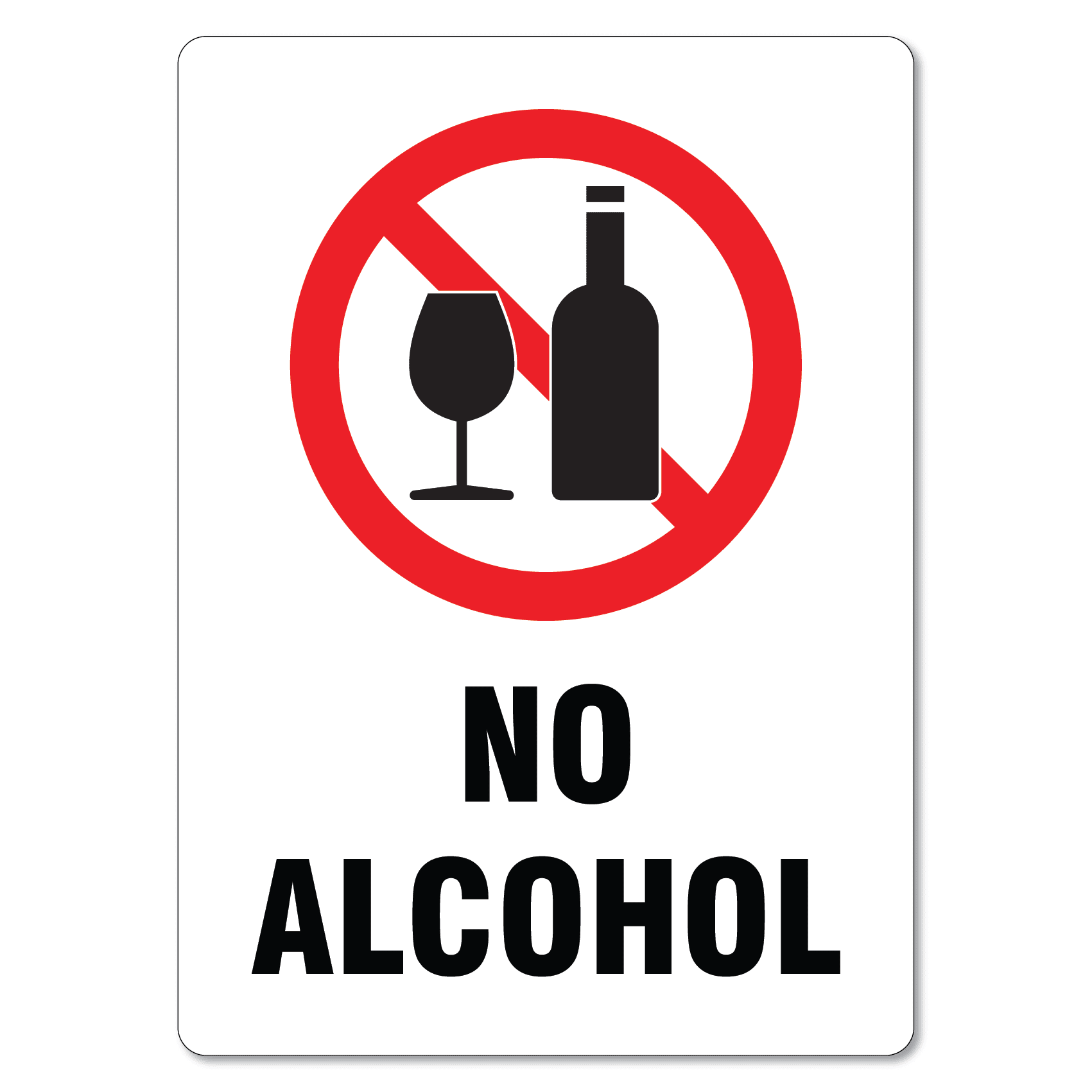 No Alcohol Beyond This Point Sign Template Download P - vrogue.co
