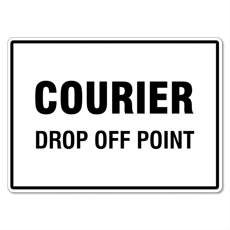 courier-drop-off-point-sign-the-signmaker