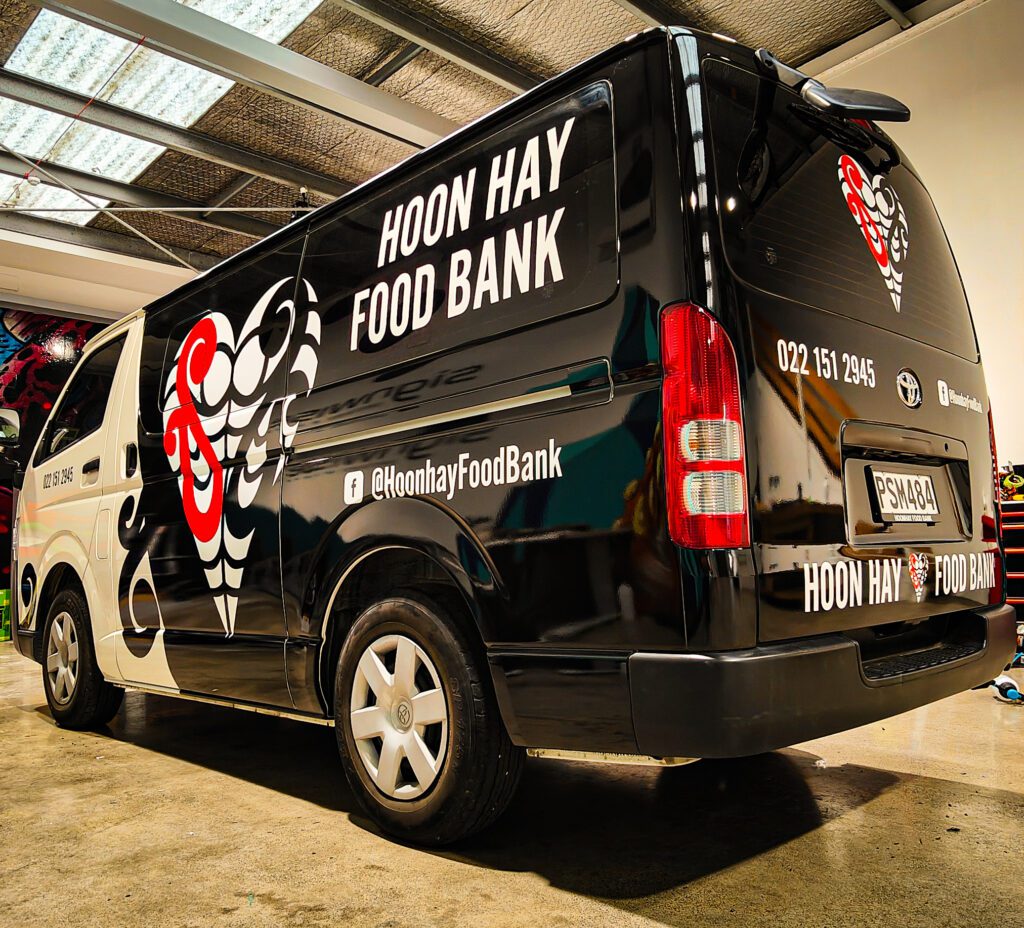 Hoon Hay Food Bank Van Graphics - The Signmaker