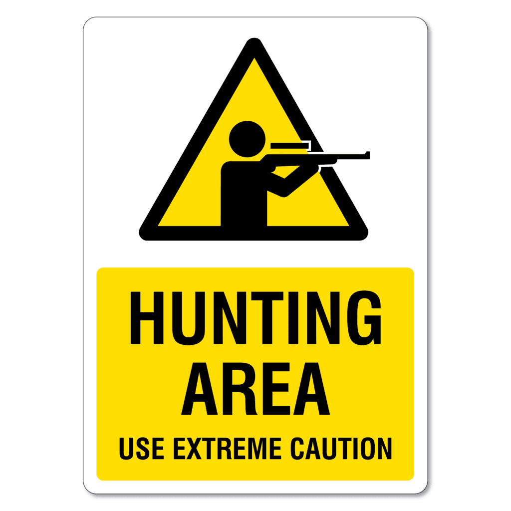 Hunting Area Sign - The Signmaker