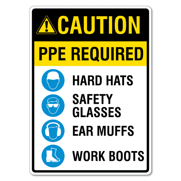 PPE Required Sign