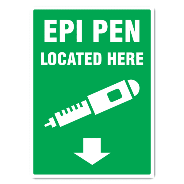 EPI Pen Sign