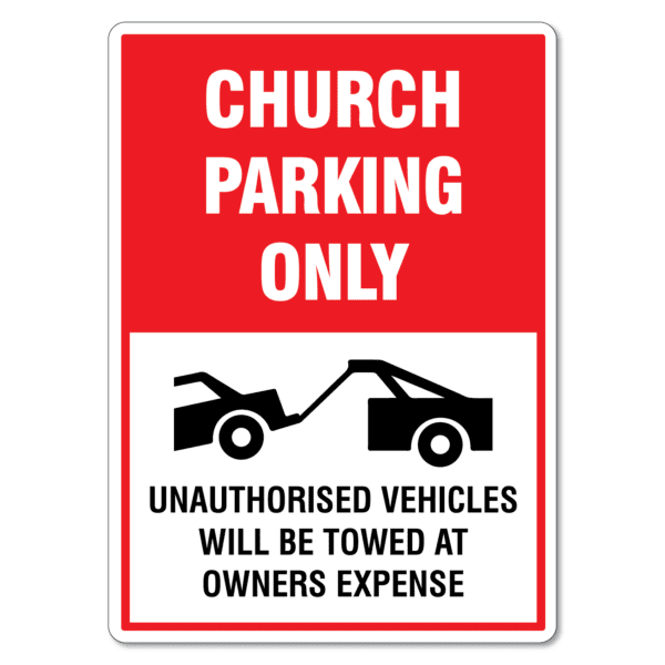 Church Parking Only