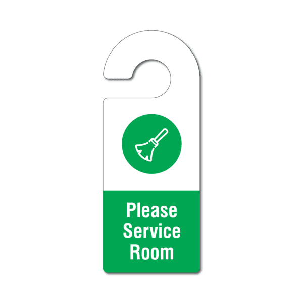 Please Service Room Door Hanger