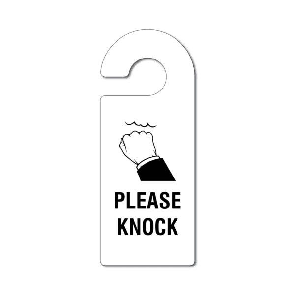 Please Knock Door Hanger