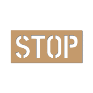 Stop Stencil