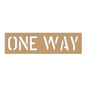 One Way Stencil