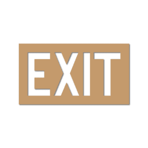 Exit Stencil