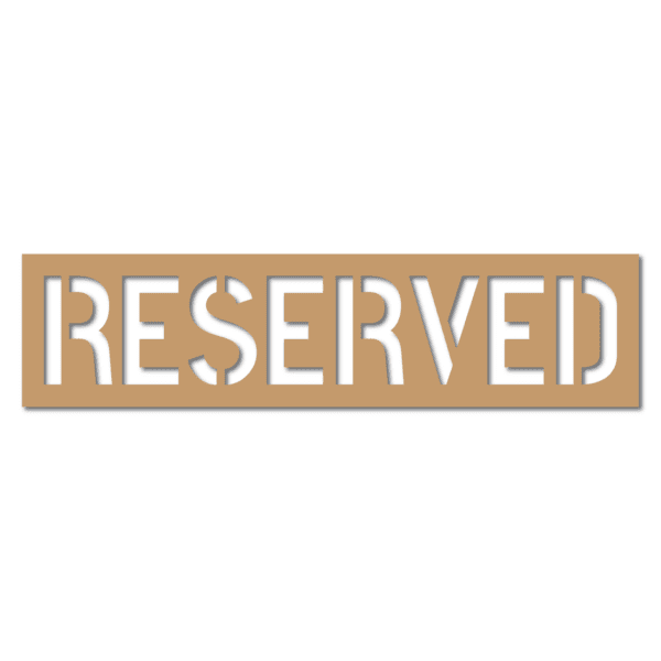 Reserved Stencil