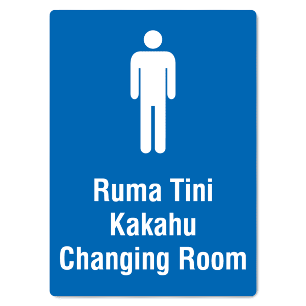 Runa Tini Kakahu Changing Room Sign