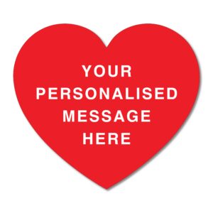 Personalised Message Heart